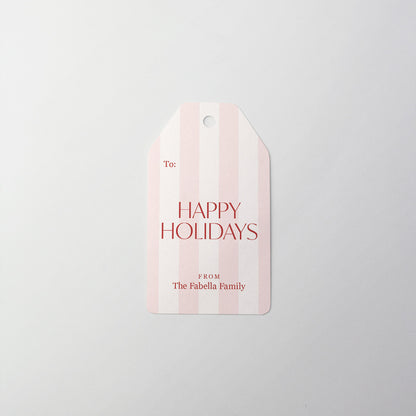 Classic Striped Gift Tag