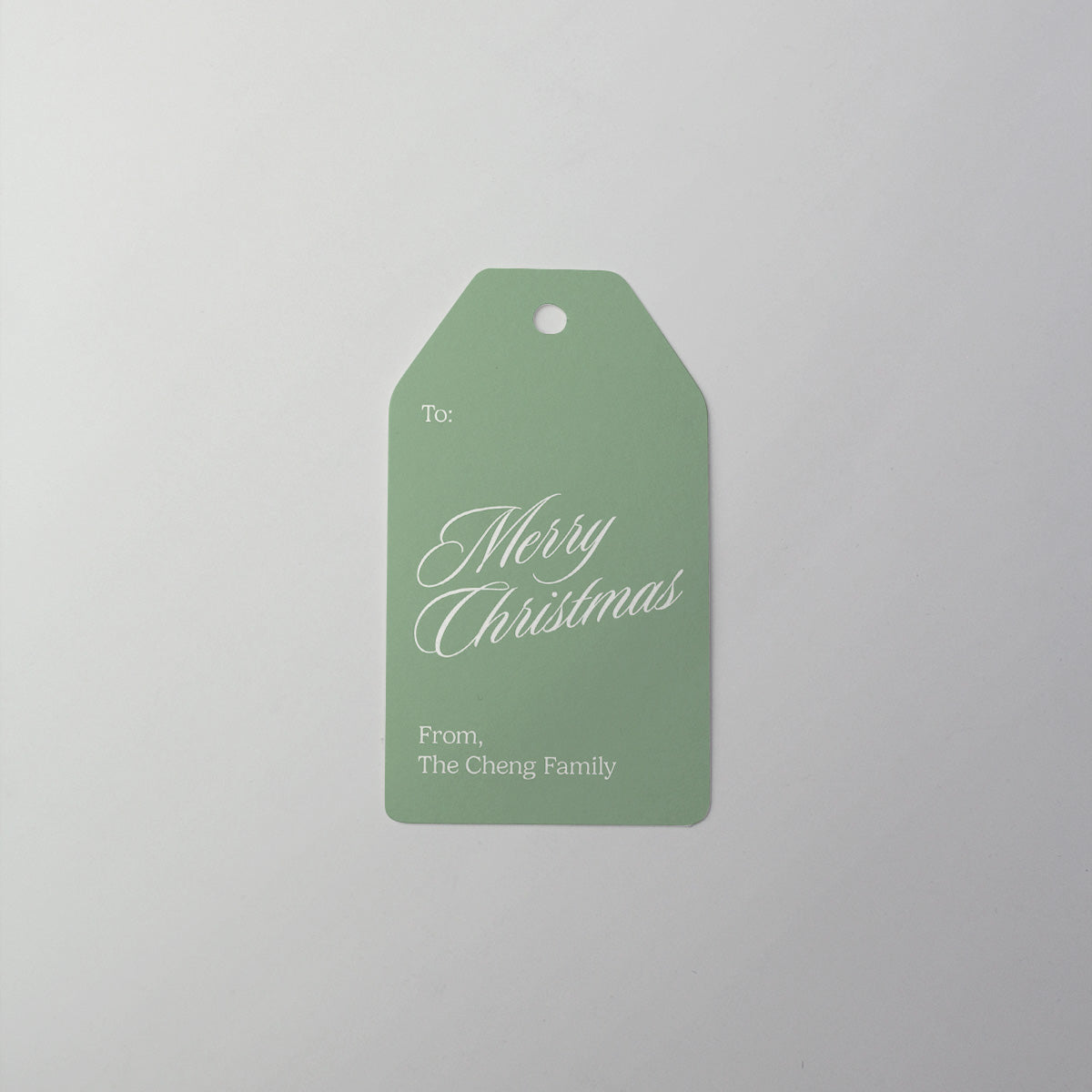 Elegant Script Gift Tag