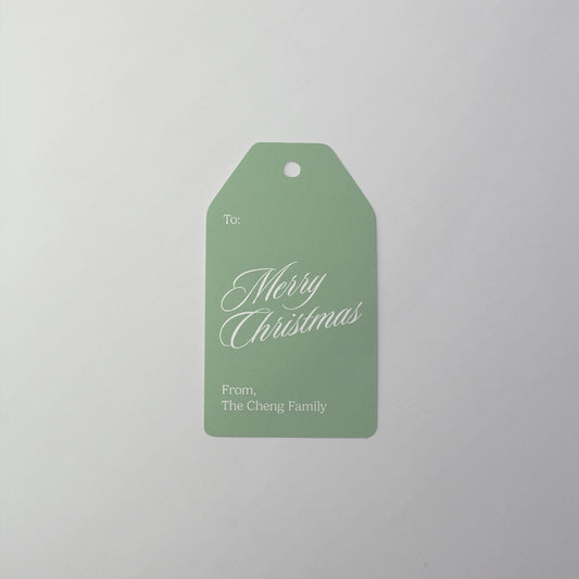 Elegant Script Gift Tag