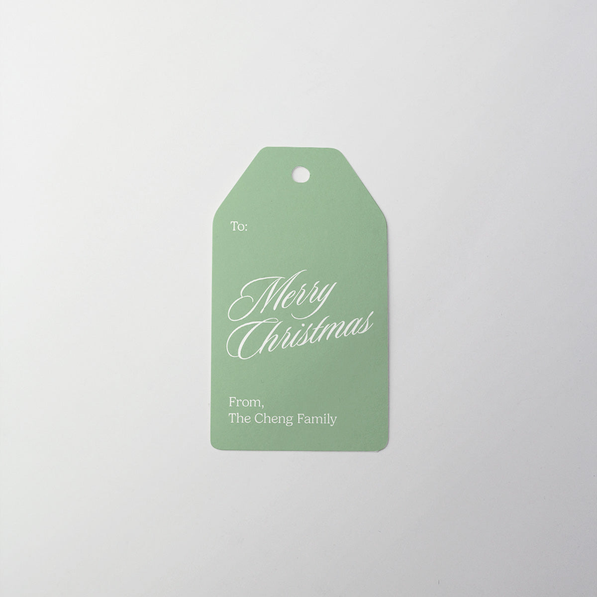 Elegant Script Gift Tag
