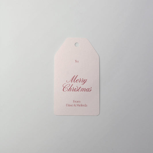 Holiday Swirl Gift Tag