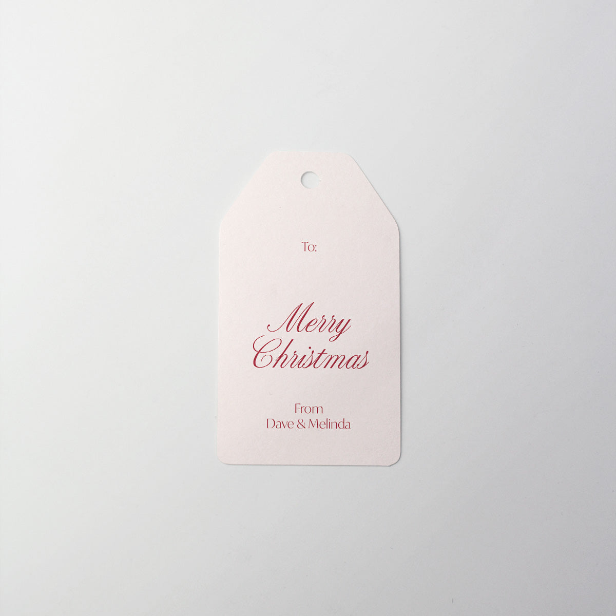 Holiday Swirl Gift Tag