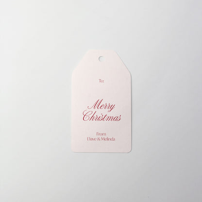 Holiday Swirl Gift Tag