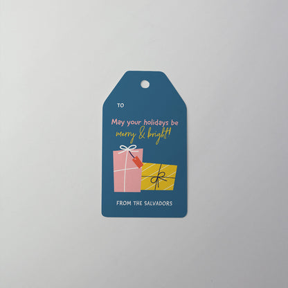 Merry & Bright Gift Tag