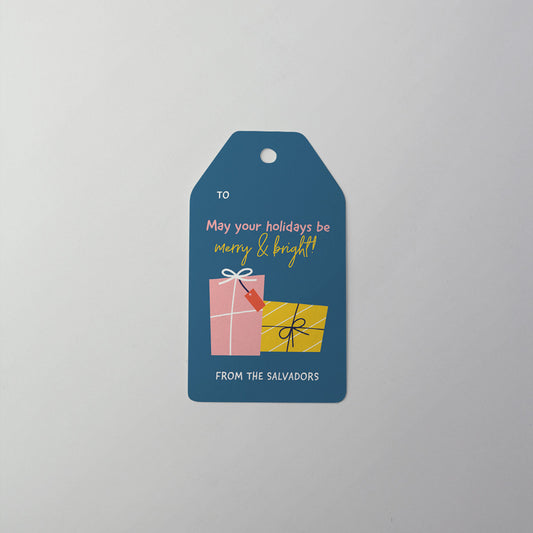 Merry & Bright Gift Tag