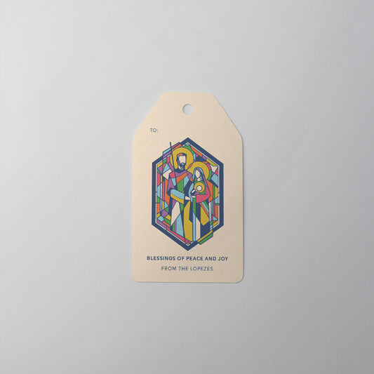 Mosaic Family Gift Tag