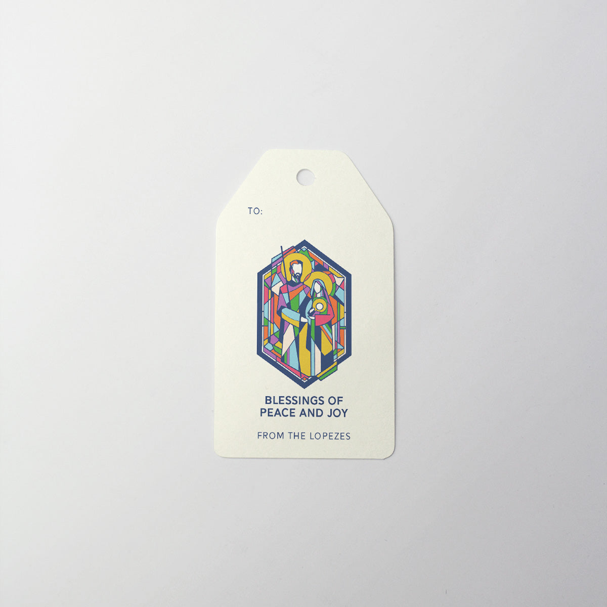 Mosaic Family Gift Tag