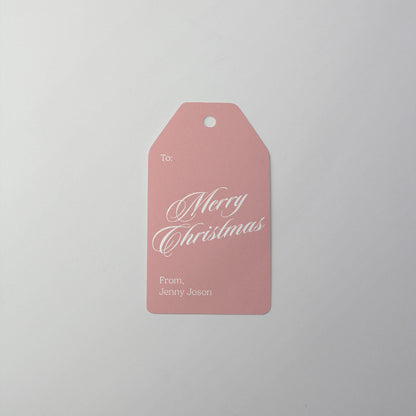 Pastel Script Gift Tag