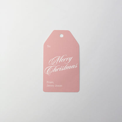 Pastel Script Gift Tag