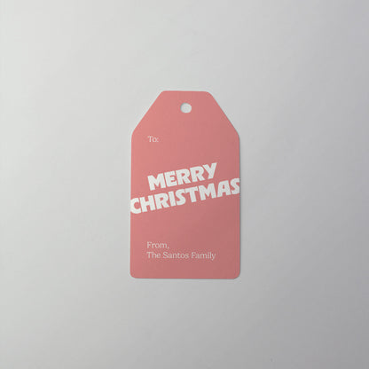 Pink Pastel Gift Tag