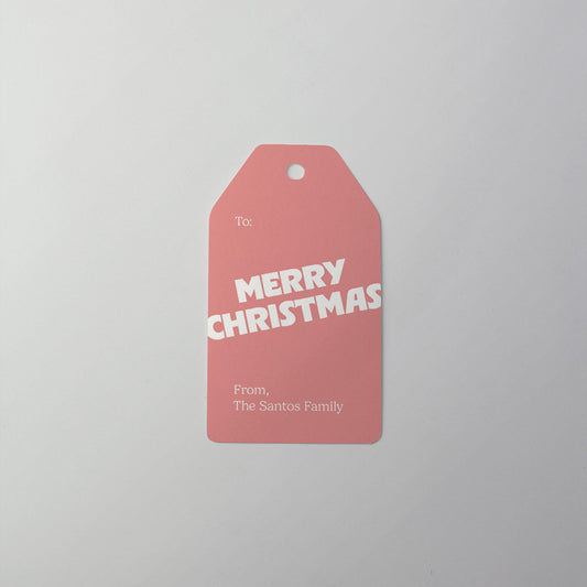 Pink Pastel Gift Tag