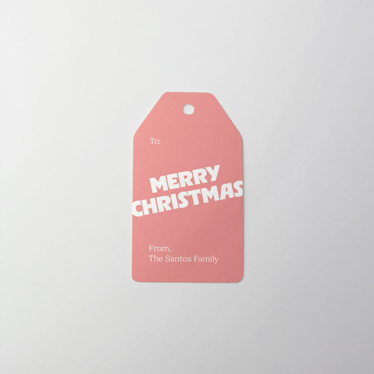 Pink Pastel Gift Tag