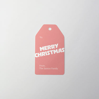 Pink Pastel Gift Tag
