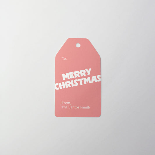 Pink Pastel Gift Tag