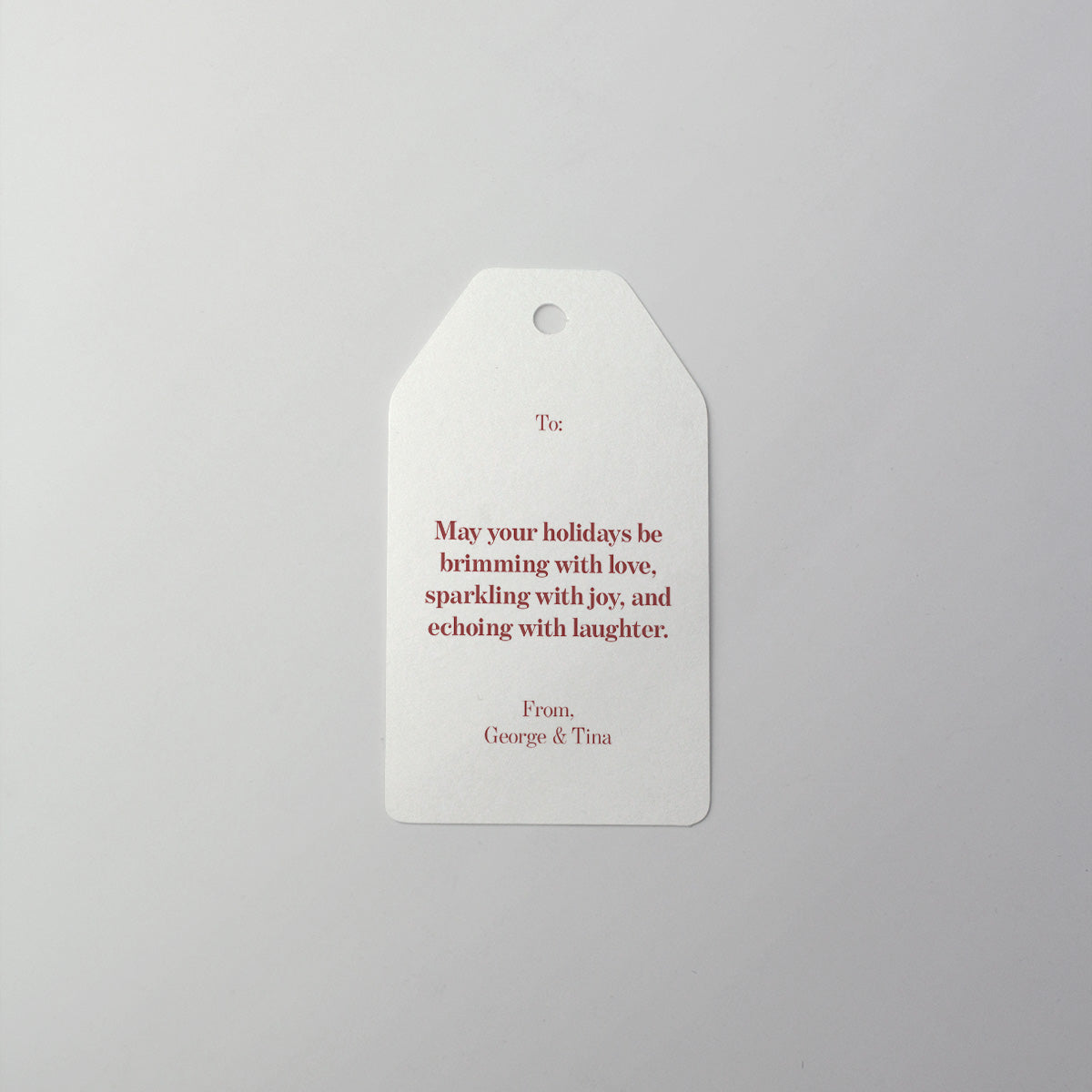 Thoughtful Season Gift Tag