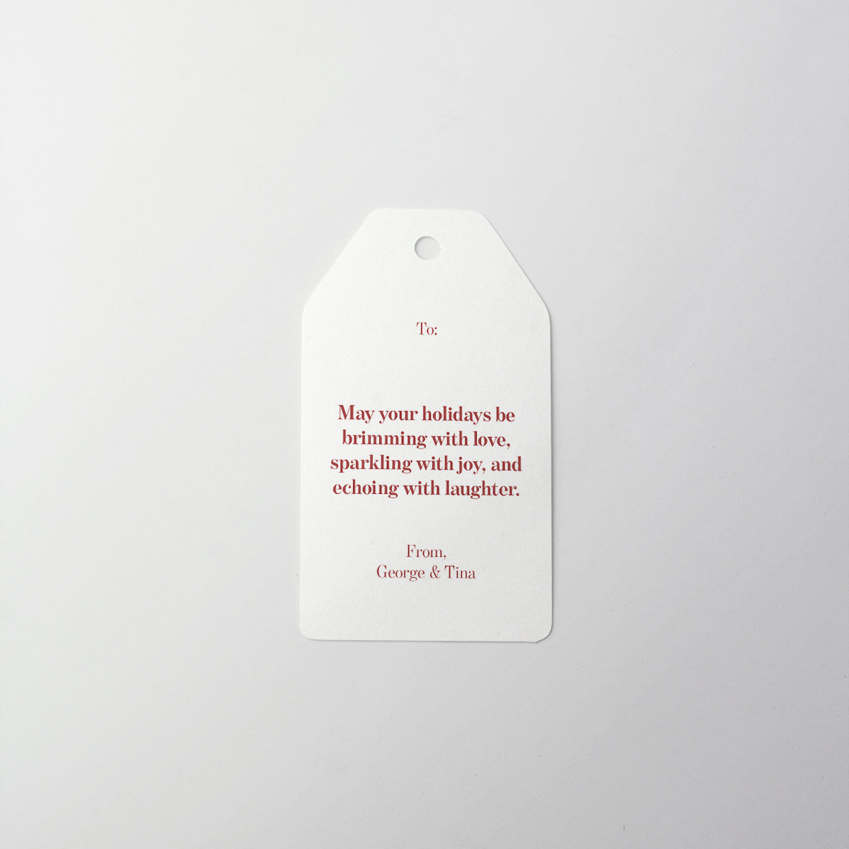 Thoughtful Season Gift Tag