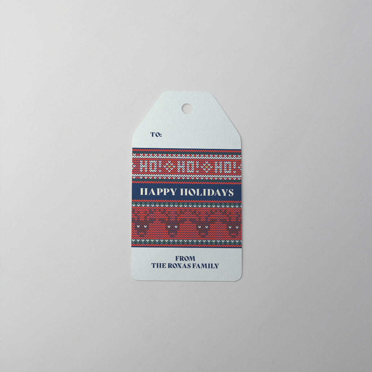 Ugly Sweater Gift Tag