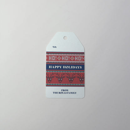 Ugly Sweater Gift Tag