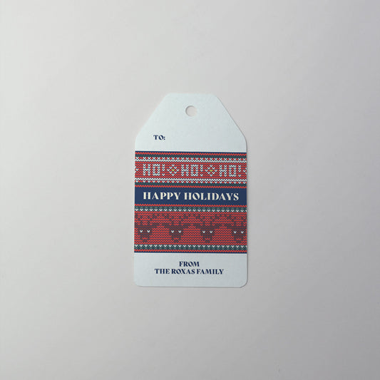 Ugly Sweater Gift Tag