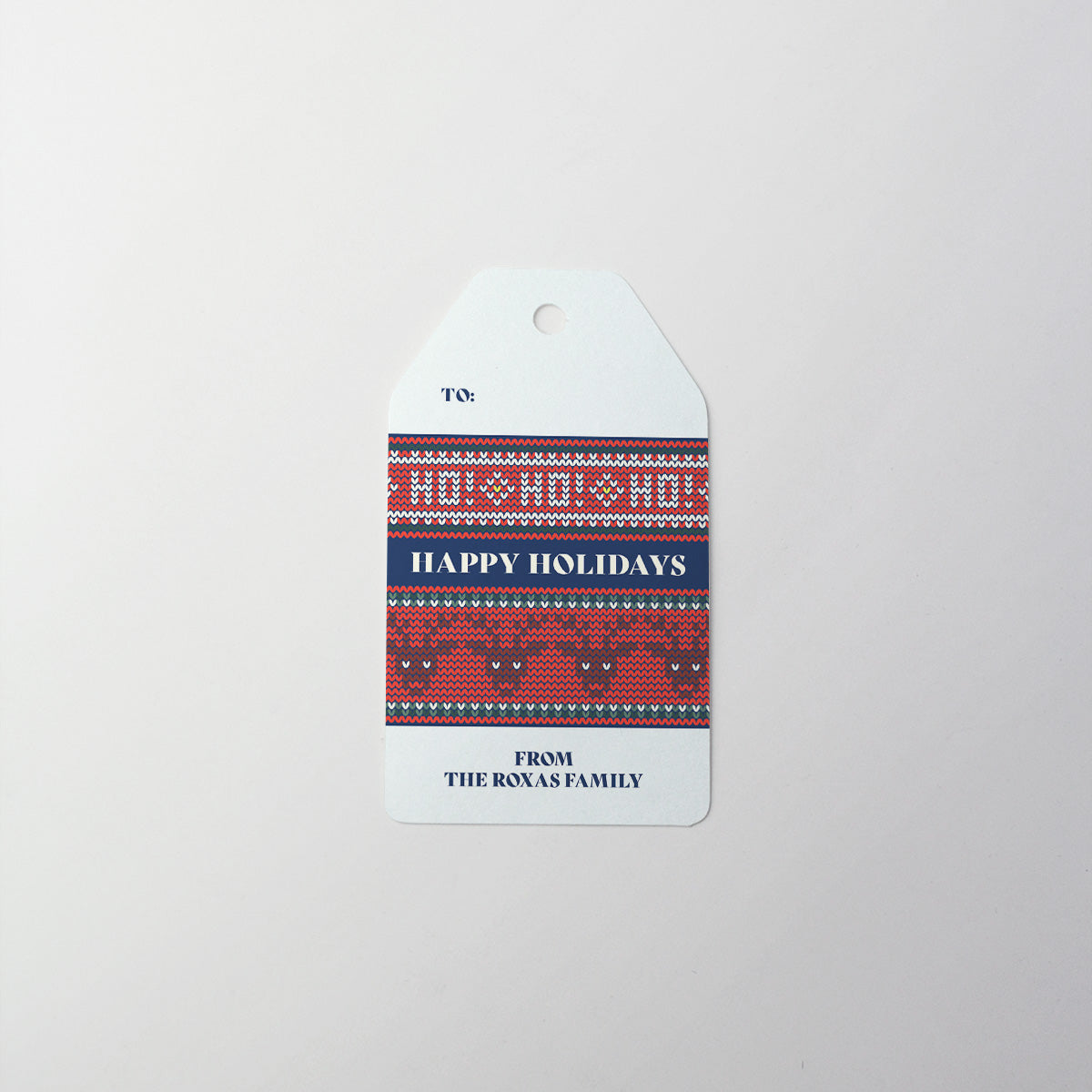 Ugly Sweater Gift Tag