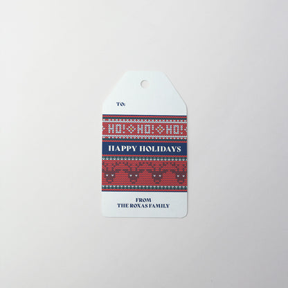 Ugly Sweater Gift Tag