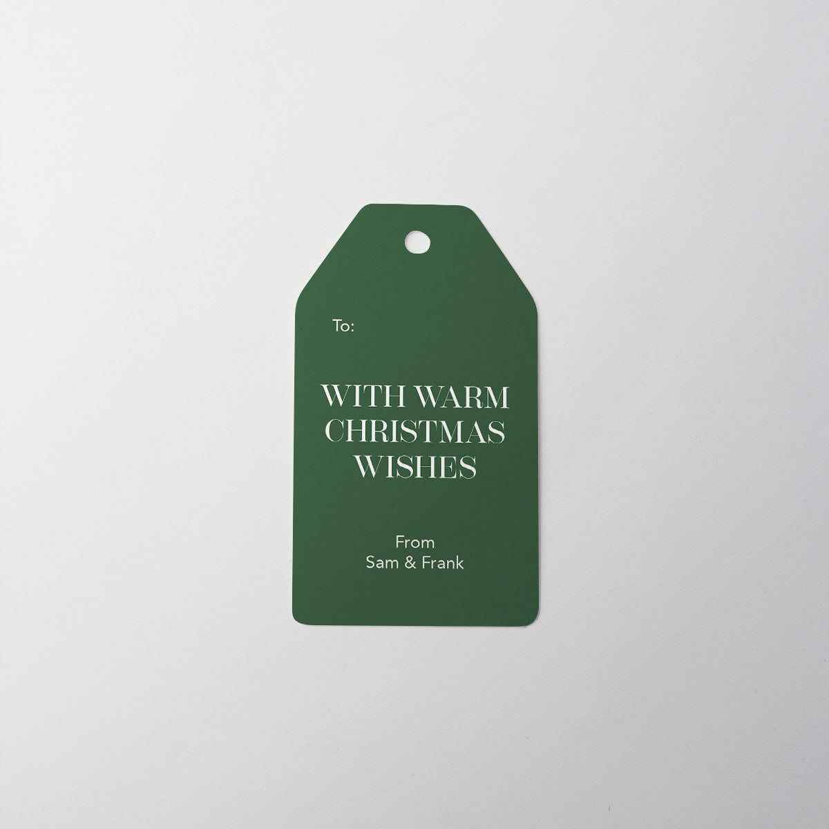 Warm Wishes Gift Tag