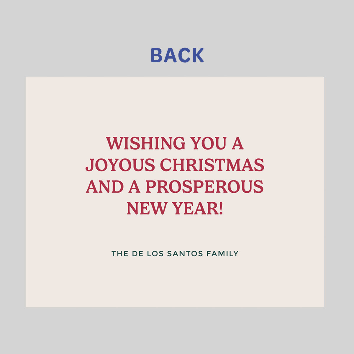 Festive Holiday Card