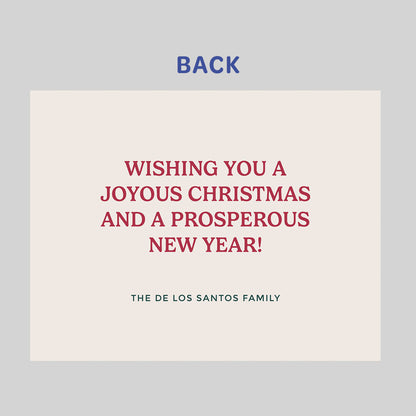 Festive Holiday Card