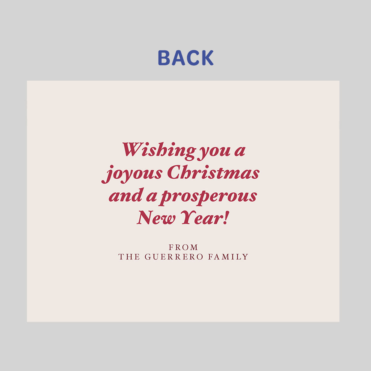 Garland Holiday Card