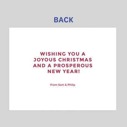 Borderless Holiday Card