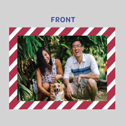 Candy Cane Holiday Card