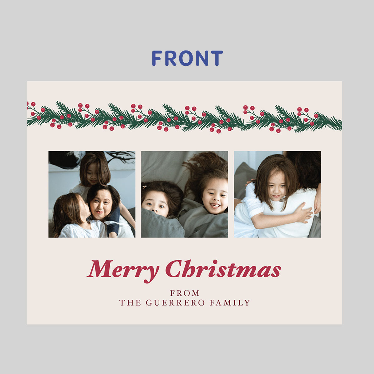 Garland Holiday Card