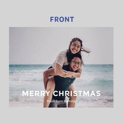 Borderless Holiday Card