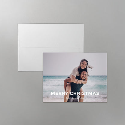 Borderless Holiday Card