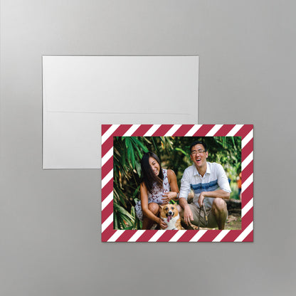 Candy Cane Holiday Card