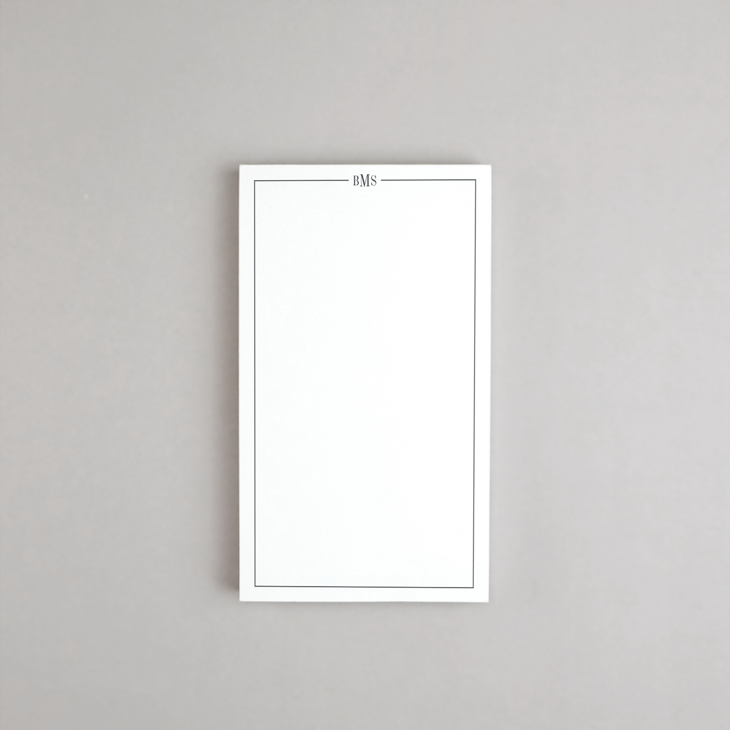 Line Monogram Notepad