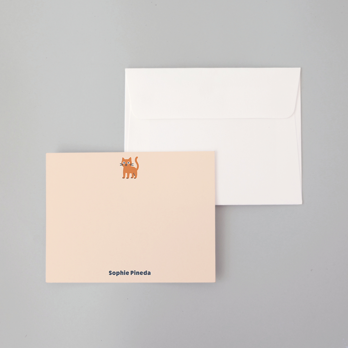 Cute Animals Flat Notecard