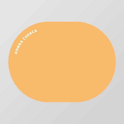 Soft Oval Shaped Notecard