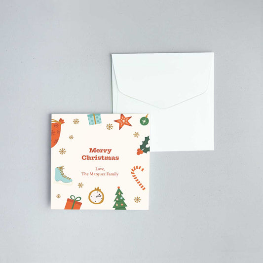 Presents Folded Notecard