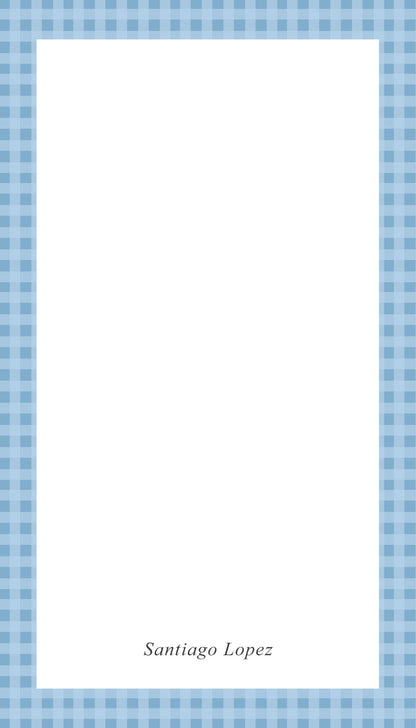 Plaid Notepad