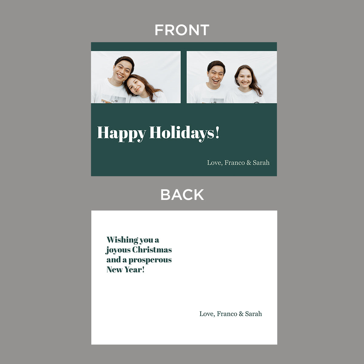 Minimalist Holiday Card