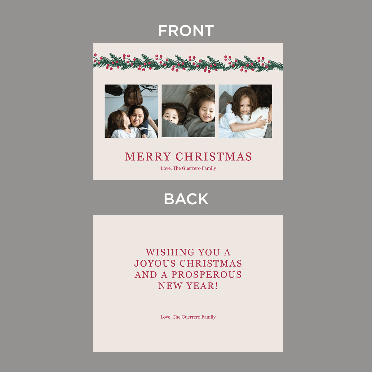 Garland Holiday Card