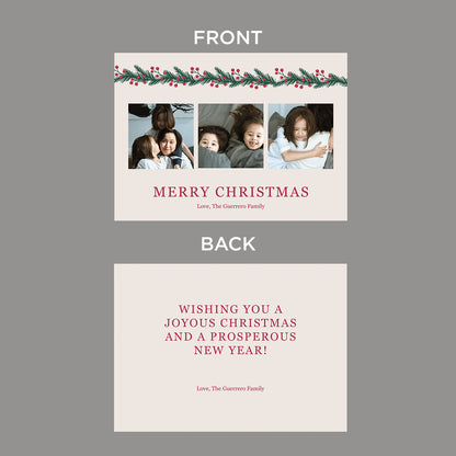 Garland Holiday Card