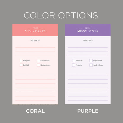 Delivery Notepad