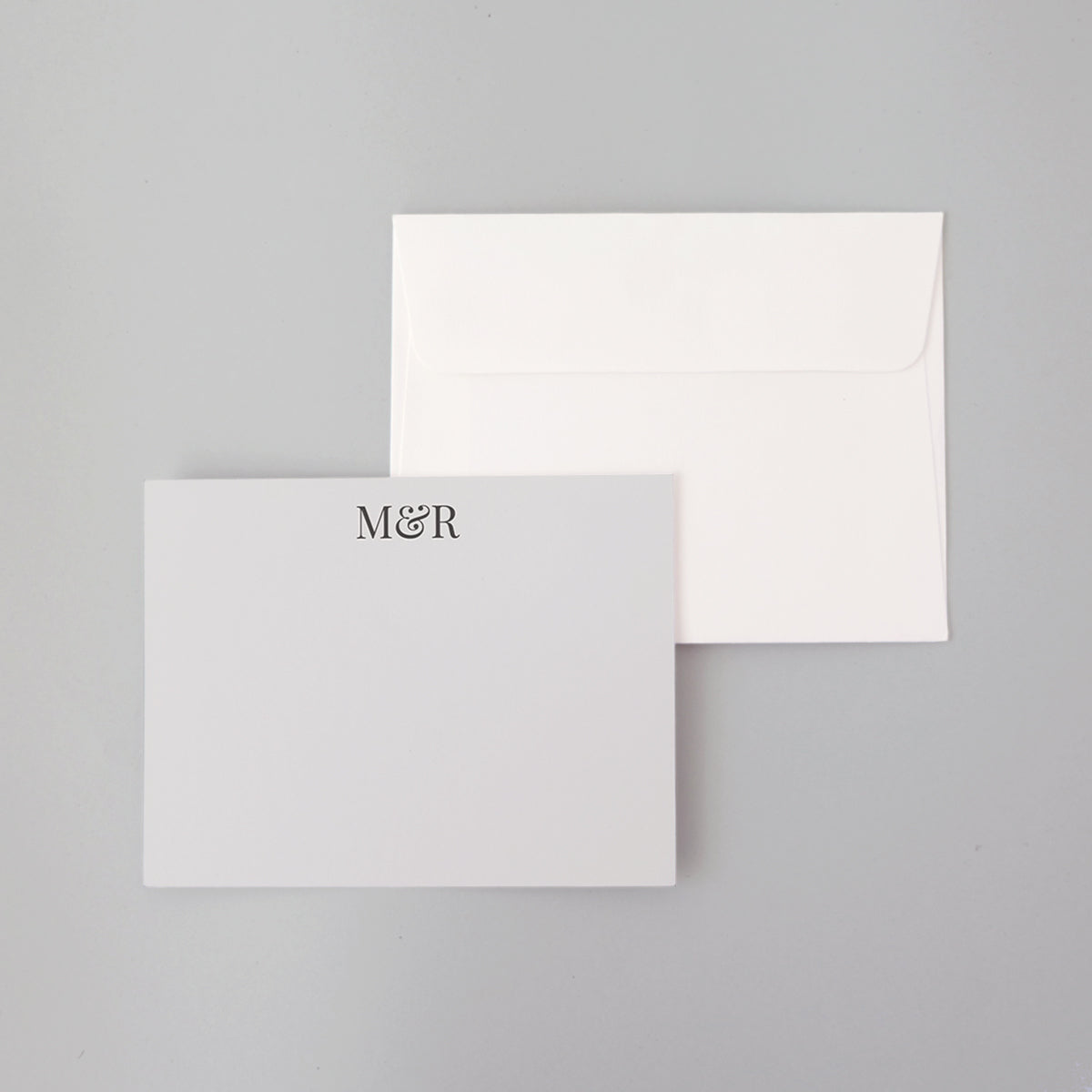 Initials Flat Notecard