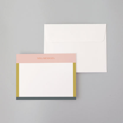 Stacked Flat Notecard