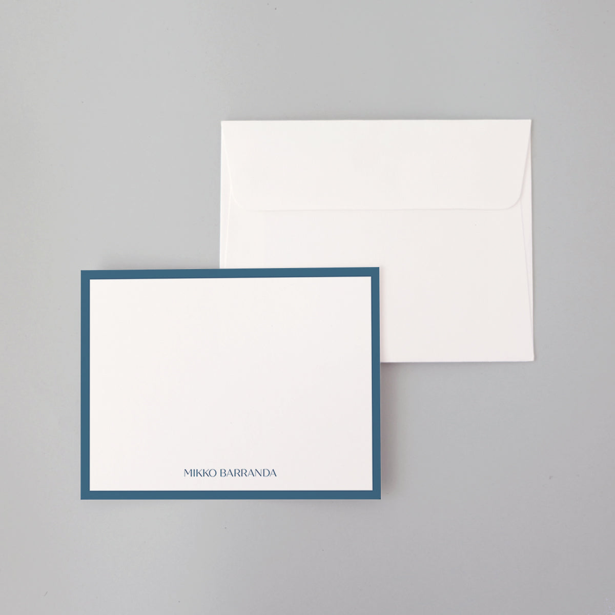 Edge Border Flat Notecard