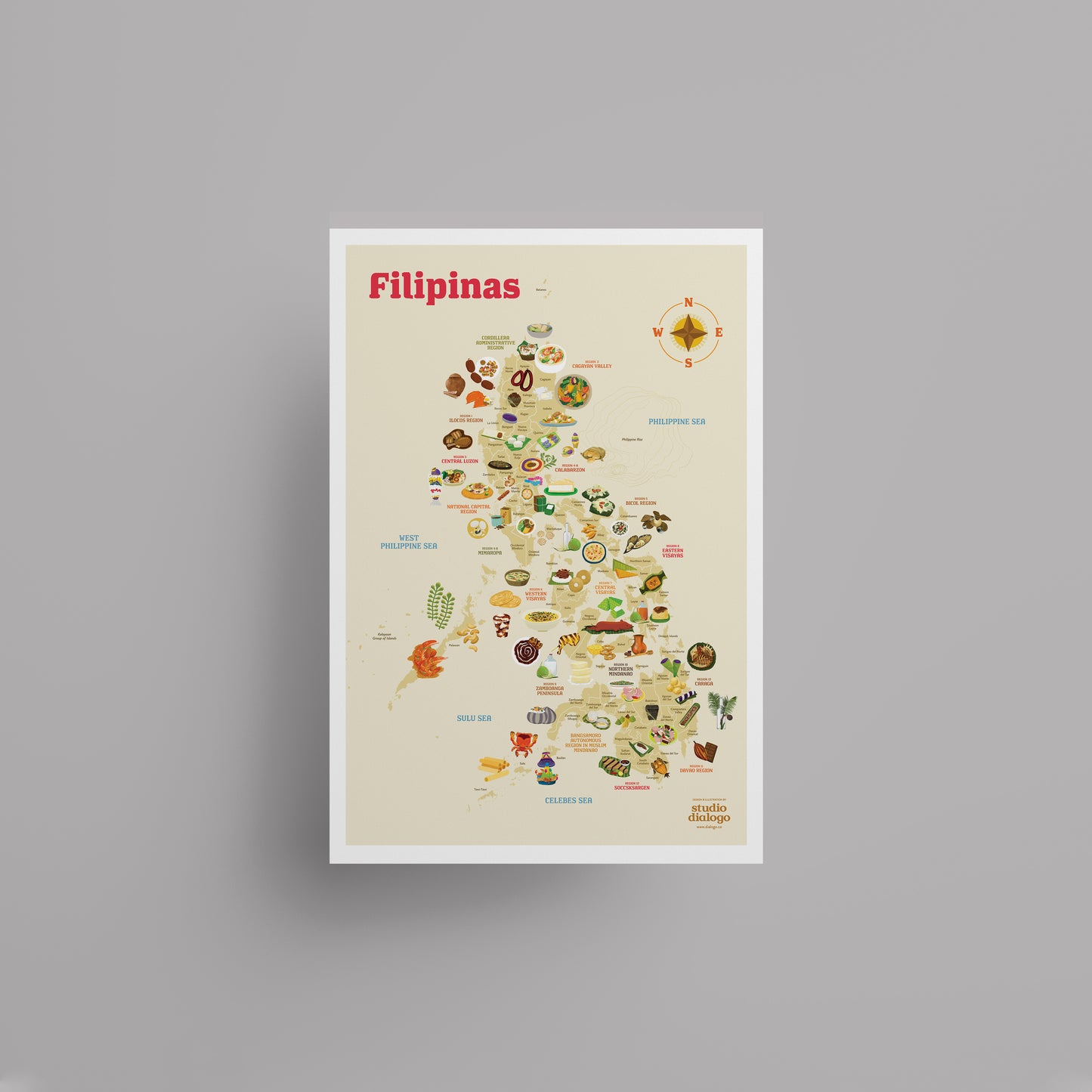 Filipinas Food Map