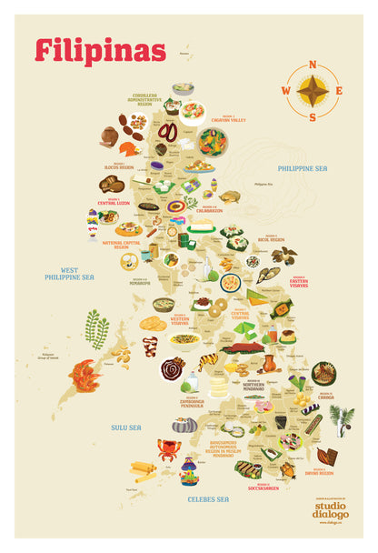 Filipinas Food Map