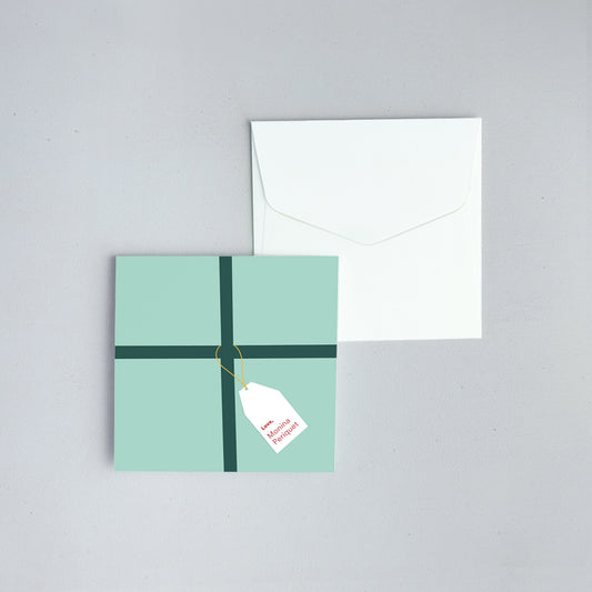 Tied Folded Notecard